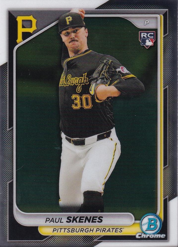 #31 Paul Skenes - Pittsburgh Pirates - 2024 Bowman Chrome Baseball