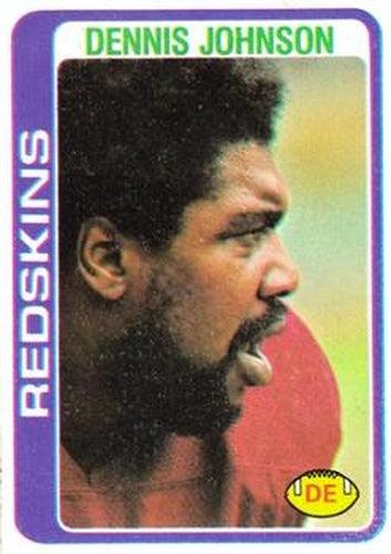 #31 Dennis Johnson - Washington Redskins - 1978 Topps Football