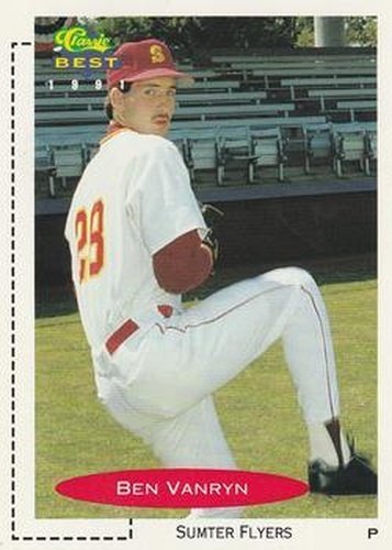 #31 Ben Vanryn - Sumter Flyers - 1991 Classic Best Baseball