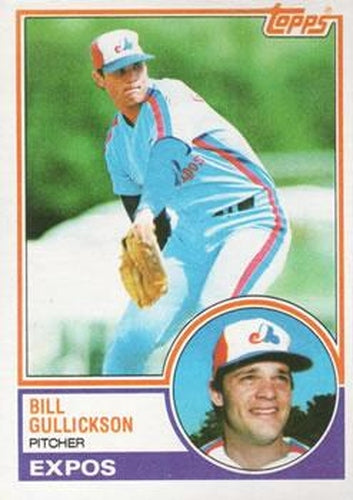 #31 Bill Gullickson - Montreal Expos - 1983 Topps Baseball