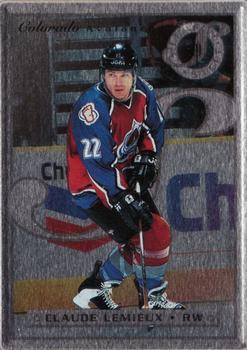 #31 Claude Lemieux - Colorado Avalanche - 1996-97 Leaf Preferred - Steel Hockey