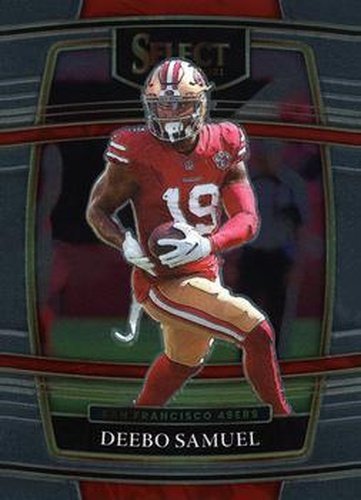 #31 Deebo Samuel - San Francisco 49ers - 2021 Panini Select - Black and Gold Prizm Die Cut Football