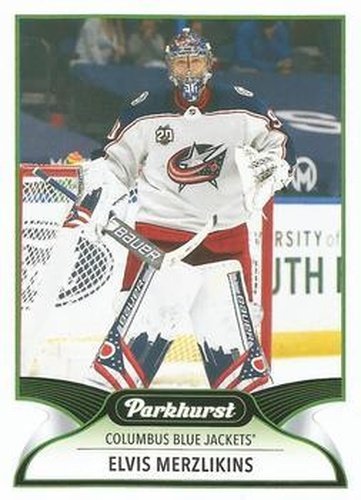 #31 Elvis Merzlikins - Columbus Blue Jackets - 2021-22 Parkhurst Hockey