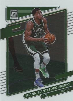 #31 Giannis Antetokounmpo - Milwaukee Bucks - 2021-22 Donruss Optic Basketball
