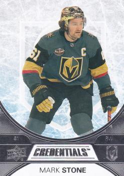 #31 Mark Stone - Vegas Golden Knights - 2021-22 Upper Deck Credentials Hockey