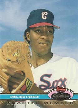 #NNO31a Melido Perez - Chicago White Sox - 1991 Stadium Club Charter Member