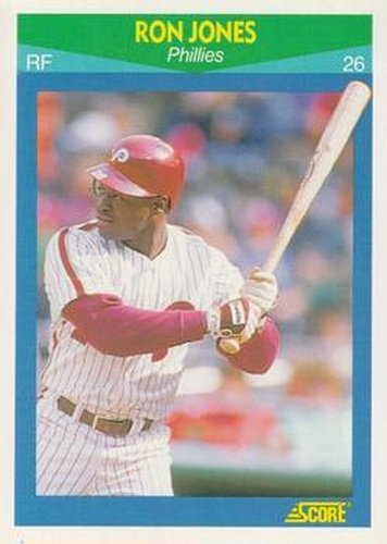 #31 Ron Jones - Philadelphia Phillies - 1990 Score Rising Stars Baseball