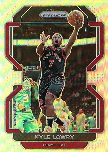 #31 Kyle Lowry - Miami Heat - 2021-22 Panini Prizm - Silver Basketball