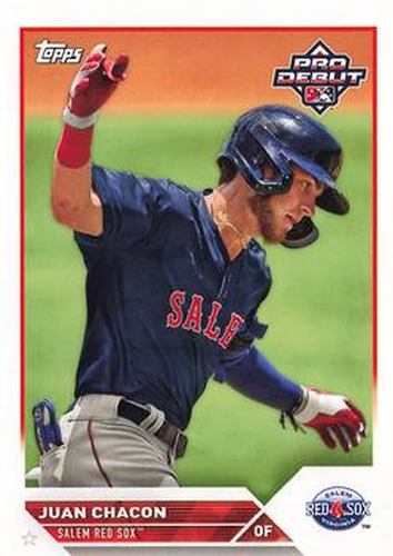 #PD-31 Juan Chacon - Salem Red Sox - 2023 Topps Pro Debut Baseball