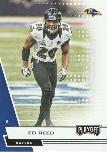 #31 Ed Reed - Baltimore Ravens - 2020 Panini Playoff Football