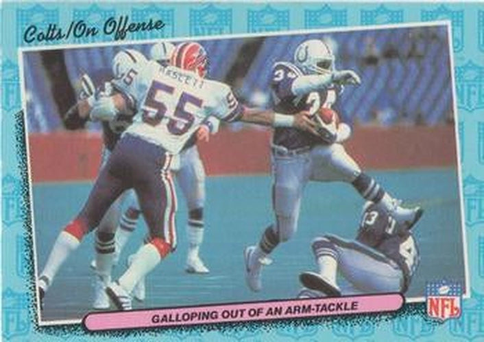 #31 Galloping Out of an Arm-tackle Offense - Indianapolis Colts - 1986 Fleer Team Action Football