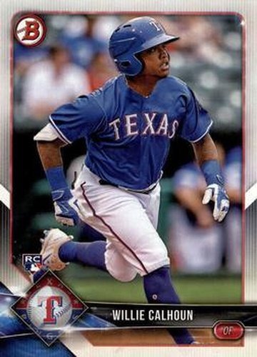 #31 Willie Calhoun - Texas Rangers - 2018 Bowman Baseball