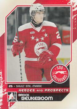 #31 Brock Beukeboom - Sault Ste. Marie Greyhounds - 2010-11 In The Game Heroes and Prospects Hockey