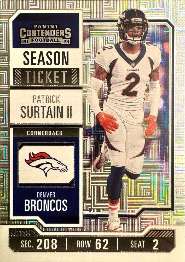 #31 Patrick Surtain II - Denver Broncos - 2023 Panini Contenders Football