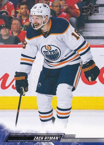 #320 Zach Hyman - Edmonton Oilers - 2022-23 Upper Deck Hockey