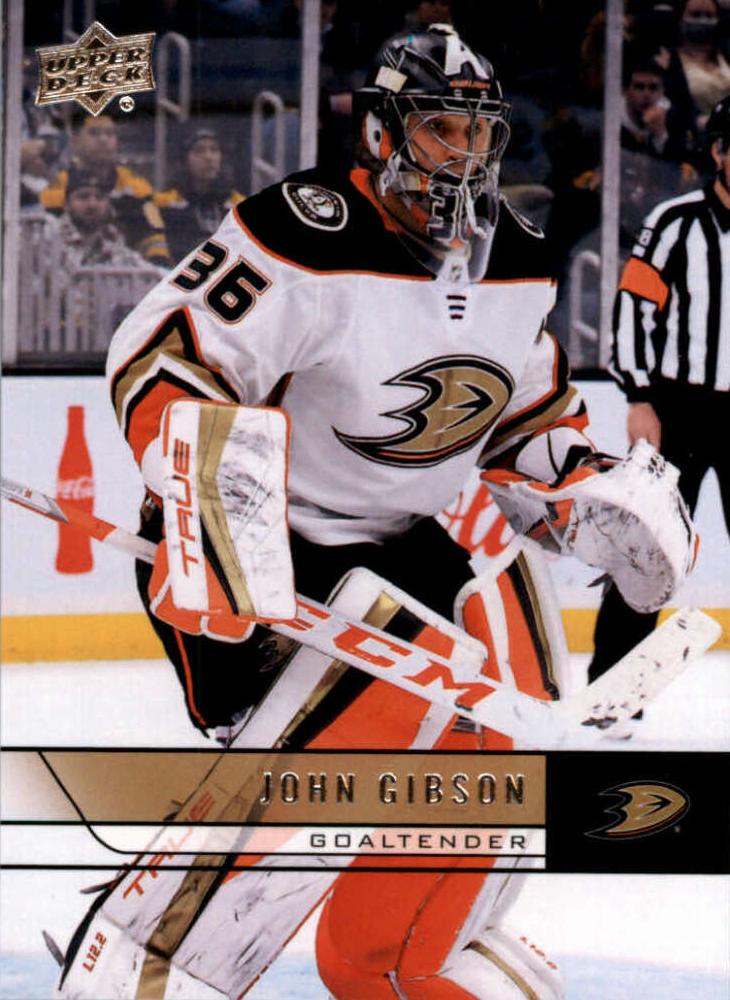 #T-2 John Gibson - Anaheim Ducks - 2021-22 Upper Deck - 2006-07 Upper Deck Retro Hockey