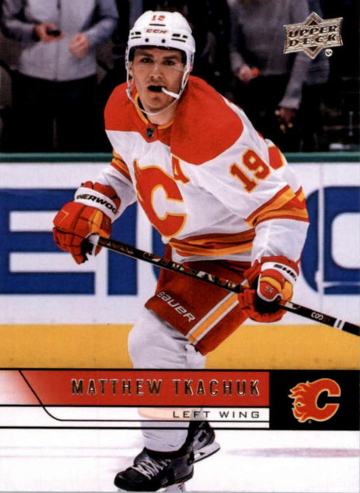 #T-10 Matthew Tkachuk - Calgary Flames - 2021-22 Upper Deck - 2006-07 Upper Deck Retro Hockey