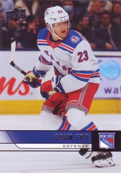 #T-46 Adam Fox - New York Rangers - 2021-22 Upper Deck - 2006-07 Upper Deck Retro Hockey