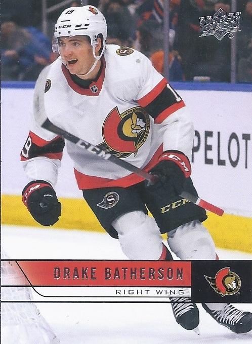 #T-49 Drake Batherson - Ottawa Senators - 2021-22 Upper Deck - 2006-07 Upper Deck Retro Hockey