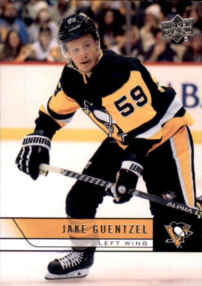 #T-54 Jake Guentzel - Pittsburgh Penguins - 2021-22 Upper Deck - 2006-07 Upper Deck Retro Hockey