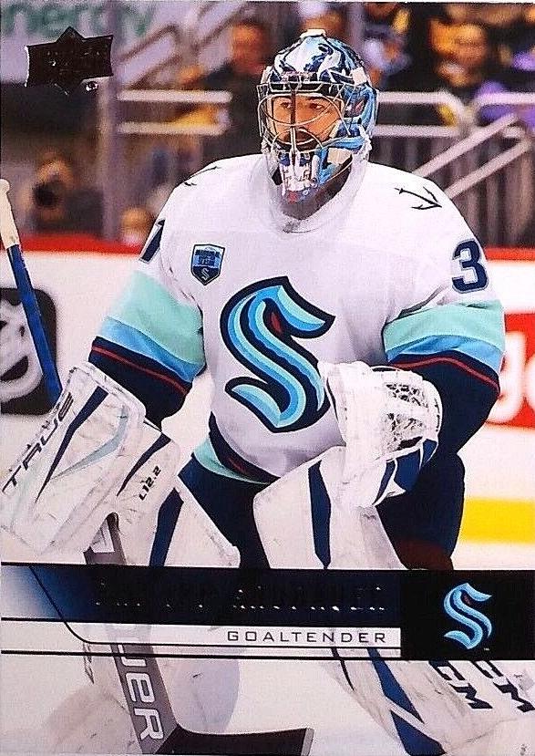 #T-57 Philipp Grubauer - Seattle Kraken - 2021-22 Upper Deck - 2006-07 Upper Deck Retro Hockey