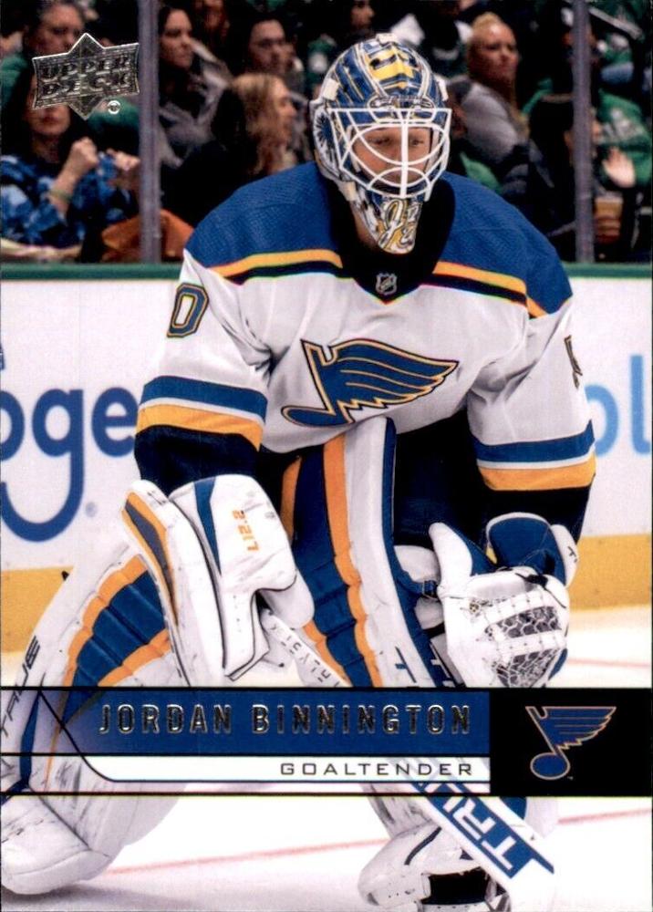 #T-59 Jordan Binnington - St. Louis Blues - 2021-22 Upper Deck - 2006-07 Upper Deck Retro Hockey