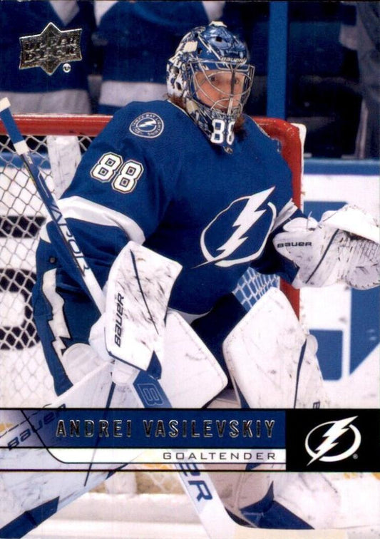 #T-62 Andrei Vasilevskiy - Tampa Bay Lightning - 2021-22 Upper Deck - 2006-07 Upper Deck Retro Hockey