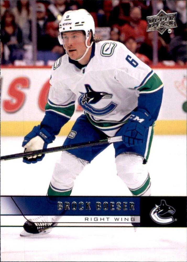 #T-68 Brock Boeser - Vancouver Canucks - 2021-22 Upper Deck - 2006-07 Upper Deck Retro Hockey
