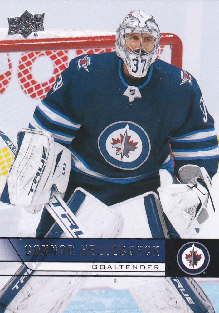 #T-74 Connor Hellebuyck - Winnipeg Jets - 2021-22 Upper Deck - 2006-07 Upper Deck Retro Hockey