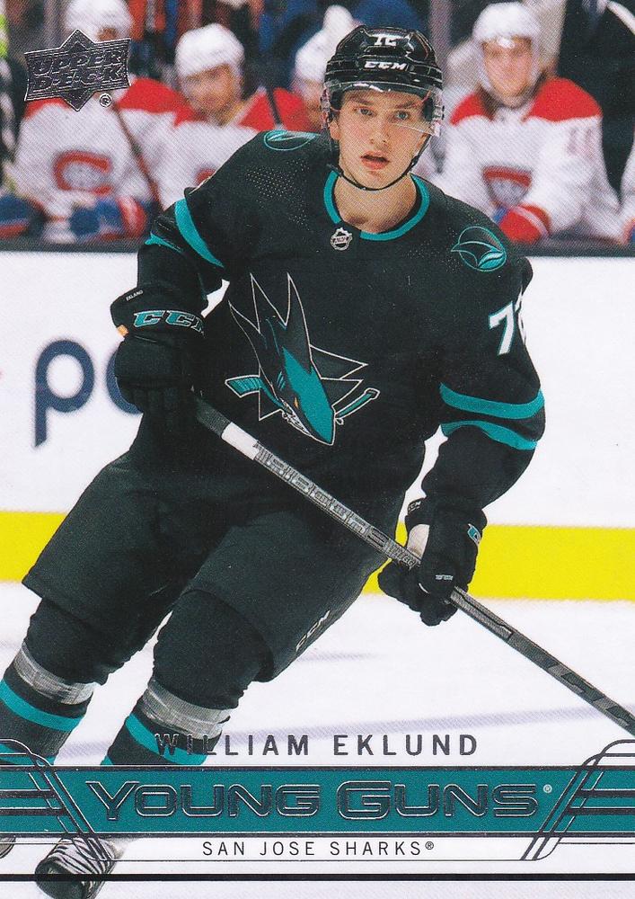 #T-77 William Eklund - San Jose Sharks - 2021-22 Upper Deck - 2006-07 Upper Deck Retro Hockey