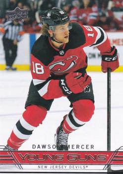 #T-80 Dawson Mercer - New Jersey Devils - 2021-22 Upper Deck - 2006-07 Upper Deck Retro Hockey