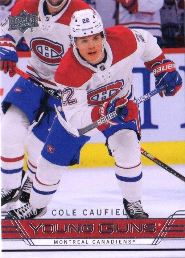 #T-82 Cole Caufield - Montreal Canadiens - 2021-22 Upper Deck - 2006-07 Upper Deck Retro Hockey