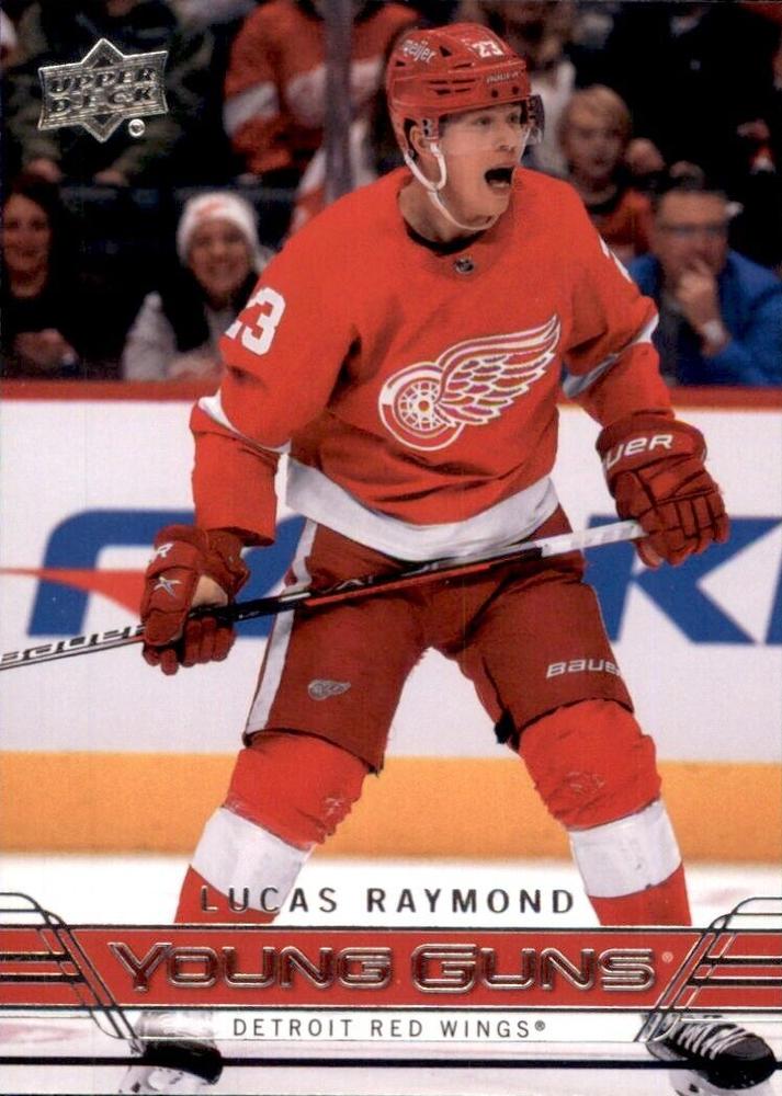 #T-100 Lucas Raymond - Detroit Red Wings - 2021-22 Upper Deck - 2006-07 Upper Deck Retro Hockey