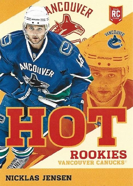 #HK12 Nicklas Jensen - Vancouver Canucks - 2013-14 Panini Toronto Fall Expo - Score Hot Rookies Hockey