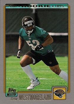 #320 Eric Westmoreland - Jacksonville Jaguars - 2001 Topps Football