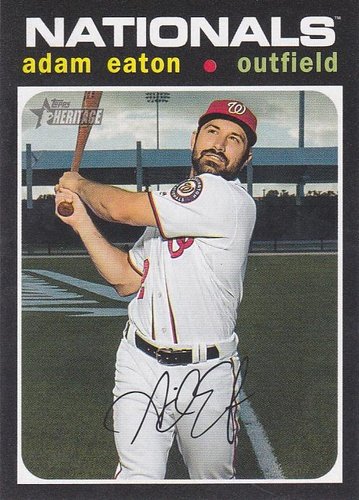 #320 Adam Eaton - Washington Nationals - 2020 Topps Heritage Baseball