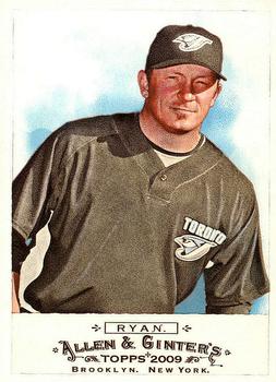 #320 B.J. Ryan - Toronto Blue Jays - 2009 Topps Allen & Ginter Baseball