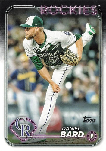 #320 Daniel Bard - Colorado Rockies - 2024 Topps Baseball