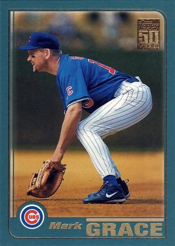 #320 Mark Grace - Chicago Cubs - 2001 Topps Baseball