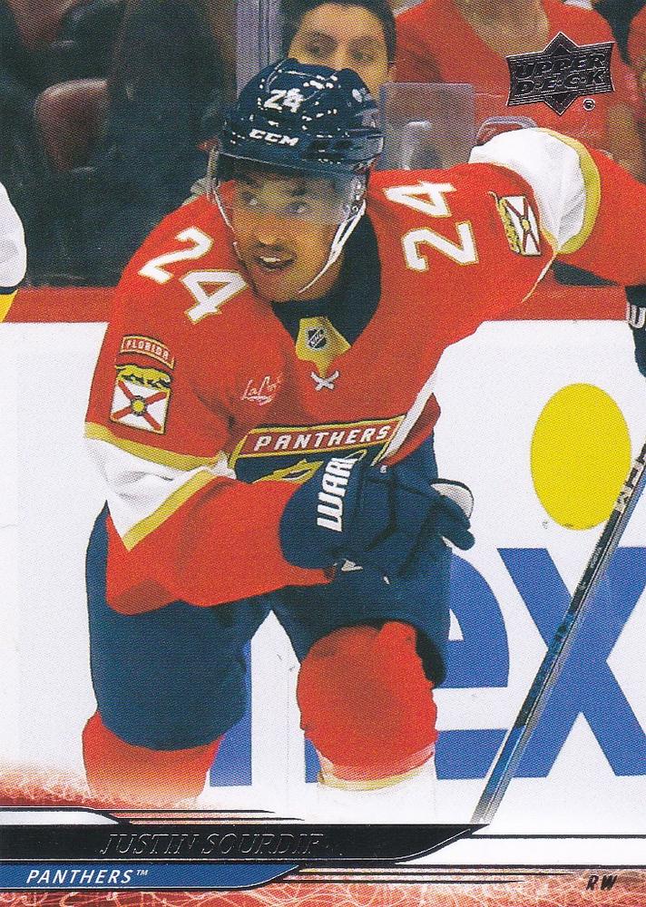 #320 Justin Sourdif - Florida Panthers - 2024-25 Upper Deck Hockey
