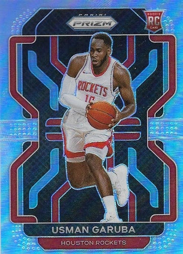 #321 Usman Garuba - Houston Rockets - 2021-22 Panini Prizm - Silver Basketball