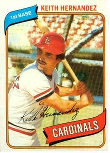 #321 Keith Hernandez - St. Louis Cardinals - 1980 Topps Baseball