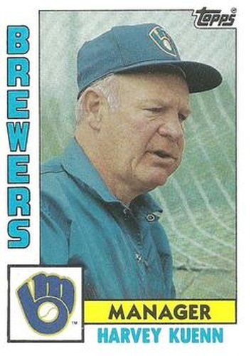 #321 Harvey Kuenn - Milwaukee Brewers - 1984 Topps Baseball