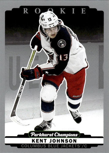 #321 Kent Johnson - Columbus Blue Jackets - 2022-23 Parkhurst Champions - Silver Hockey