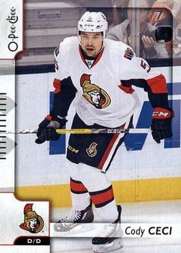 #321 Cody Ceci - Ottawa Senators - 2017-18 O-Pee-Chee Hockey