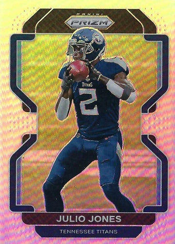 #321 Julio Jones - Tennessee Titans - 2021 Panini Prizm - Silver Football