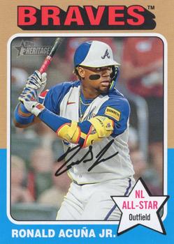 #321b Ronald Acuña Jr. - Atlanta Braves - 2024 Topps Heritage Baseball