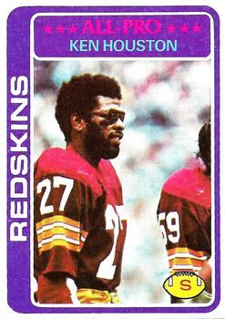 #10 Ken Houston - Washington Redskins - 1978 Topps Football