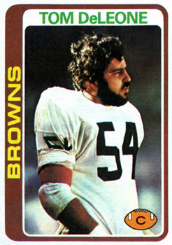 #13 Tom DeLeone - Cleveland Browns - 1978 Topps Football