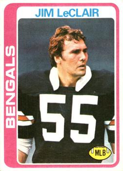 #14 Jim LeClair - Cincinnati Bengals - 1978 Topps Football